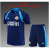 Kids PSV Eindhoven Royal Blue Training Kit Kit 2026/27 shirt and matching shorts front view with club crest
