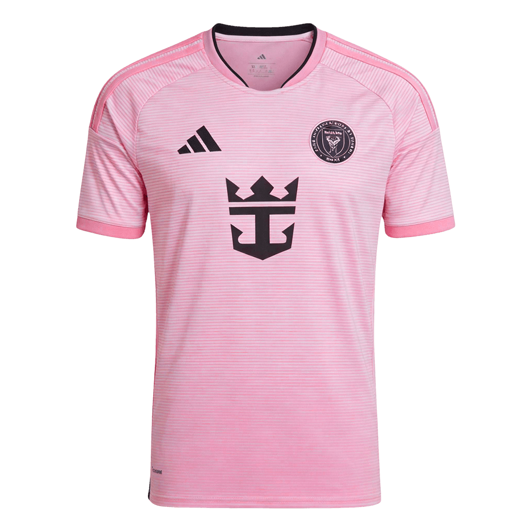 Mens Inter Miami CF Home Jersey 2027 Mens Inter Miami CF Home Jersey 2027 front view in pink with black branding