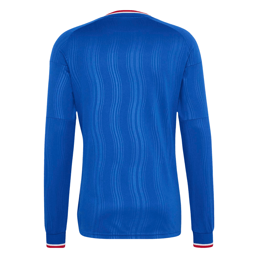 Mens Manchester United Long Sleeve Away Jersey 2026/27 Mens Manchester United Long Sleeve Away Jersey 2026/27 rear view showing authentic team styling