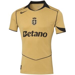 Mens Sporting CP Away Jersey 2026/27 Mens Sporting CP Away Jersey 2026/27 front view in gold with black collar