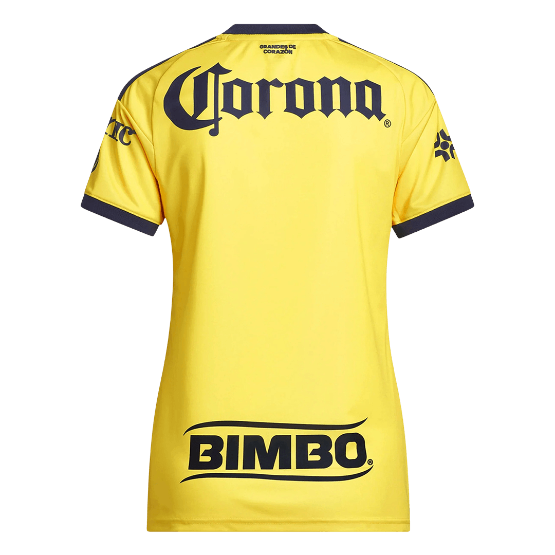 Womens Club America Home Jersey 2026/27 Womens Club America Home Jersey 2026/27 rear view showing authentic team styling