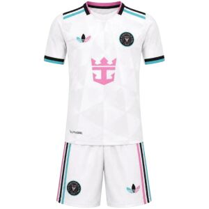 Kids Inter Miami CF Third Kit 2026 front view of shirt and shorts