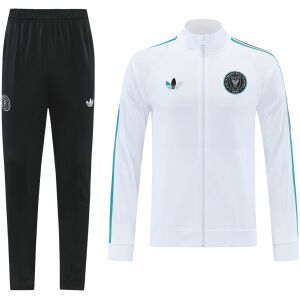 Mens Inter Miami CF Jacket White Training Kit Suit 2026/27 front view