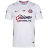 Mens Chivas Away Jersey 2026/27 white shirt front view with club crest and Caliente sponsor