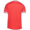 Mens CR Flamengo Third Jersey 2026/27 Mens CR Flamengo Third Jersey 2026/27 red shirt back view showing all-over diagonal oars pattern and white cuff trim
