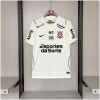 Mens Corinthians Full Sponsors logo Home Jersey 2026/27 front view in white with full sponsor logos and anchor crest