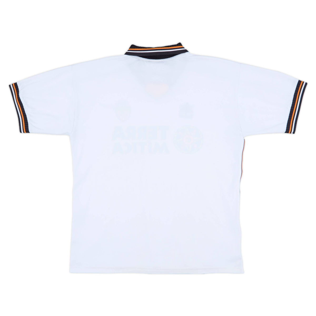 Mens Valencia white Retro Home Jersey 1999/00 Mens Valencia white Retro Home Jersey 1999/00 rear view