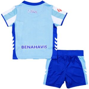 Kids Malaga Home Kit 2025/26 rear view of shirt and shorts