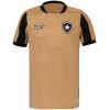 Mens Botafogo gold Goalkeeper Jersey 2024/25 front view with black sleeve inserts