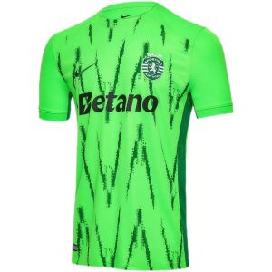Mens Sporting Lisbon Third Jersey 2024/25 rear view showing matching team styling