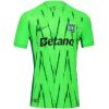 Mens Sporting Lisbon Third Jersey 2024/25 displaying neon green and chevron graphics