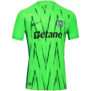 Mens Sporting Lisbon Third Jersey 2024/25 Mens Sporting Lisbon Third Jersey 2024/25 displaying neon green and chevron graphics