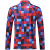Kids Barcelona Half-zip Colorful Grid Training Kit Suit 2026/27 drill top rear view