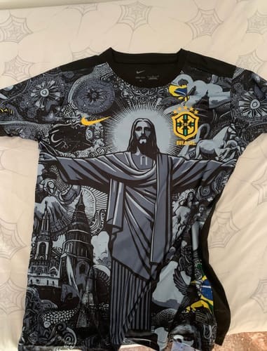 Click to view full screen Mens Brazil Special Edition Jesus Jersey 2024 photo review